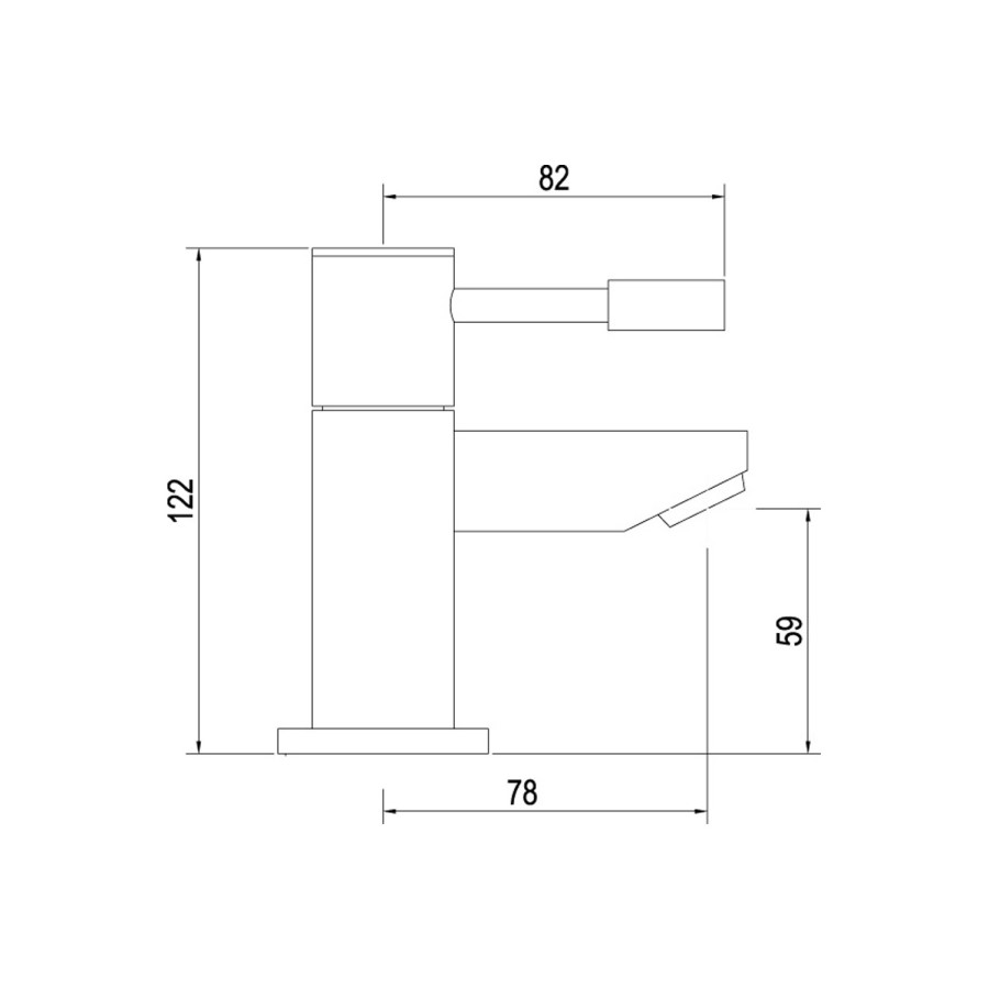 Deck Mounted Lever Bath Taps