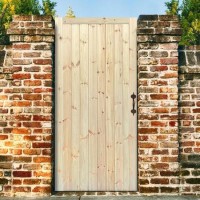 Wooden Pine Framed Ledged & Braced Garden Gate - 1981 x 915mm - XL Joinery
