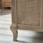 Light Oak Rattan Double Bed Frame - Fleur
