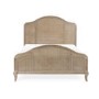 Light Oak Rattan Double Bed Frame - Fleur
