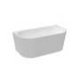 Freestanding Fluted Double Ended Back To Wall Bath 1485 x 745mm - Gable