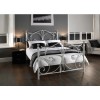 LPD White Metal Kingsize Bed Frame - Florence