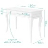 GRADE A1 - Florentine French Style Dressing Table in White