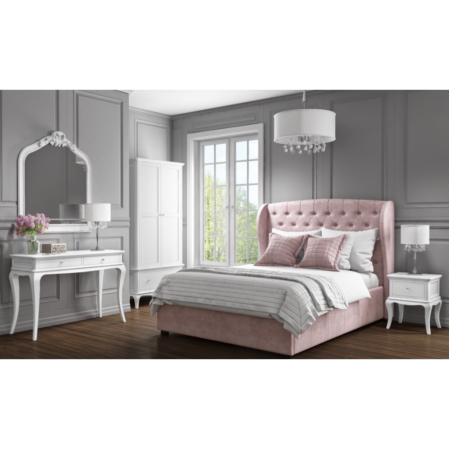 Florentine French Style Dressing Table in White