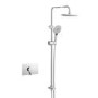 Bristan Flute Concealed Thermostatic Mixer Shower with Slide Rail & Handset