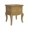 Fonteyn Solid Oak Bedside Table with 1 Drawer - French Style