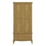 Fonteyn Solid Oak Wardrobe 2 Door 1 Drawer  - French Style