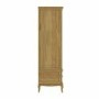 Fonteyn Solid Oak Wardrobe 2 Door 1 Drawer  - French Style