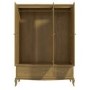 GRADE A1 - Solid Oak Wardrobe 3 Doors & 2 Drawers - Fonteyn