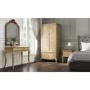 GRADE A1 - Solid Oak Wardrobe 3 Doors & 2 Drawers - Fonteyn