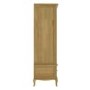 GRADE A1 - Solid Oak Wardrobe 3 Doors & 2 Drawers - Fonteyn