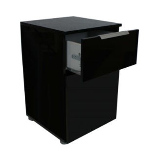 FOL000002 Joy Black Bedside Table