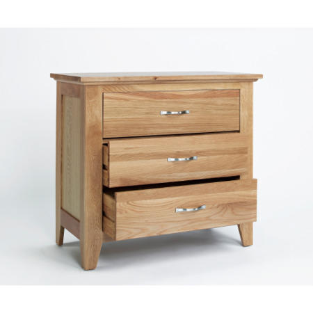 Robin Solid Oak 3 Drawer Chest