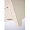 Dove 2 Over 3 Drawer Chest in White and Solid Ash