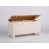 Dove Painted Blanket Box In Ivory and Ash 