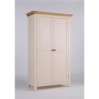 Dove Double Wardrobe In Ivory and Ash 