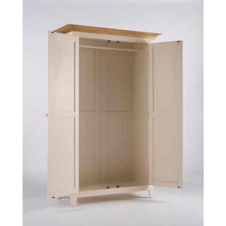 Dove Double Wardrobe In Ivory and Ash 