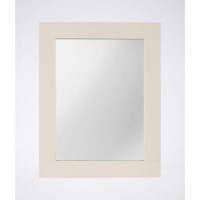 Dove Painted Wall Mirror In Ivory 