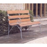 Pavilion Rattan Simpson Garden Bench