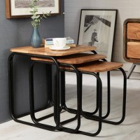 Aspen Pipe set of 3 Stools