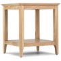 Skien Solid Oak Small Coffee Table