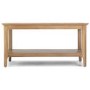 Skien Solid Oak Large Coffee Table