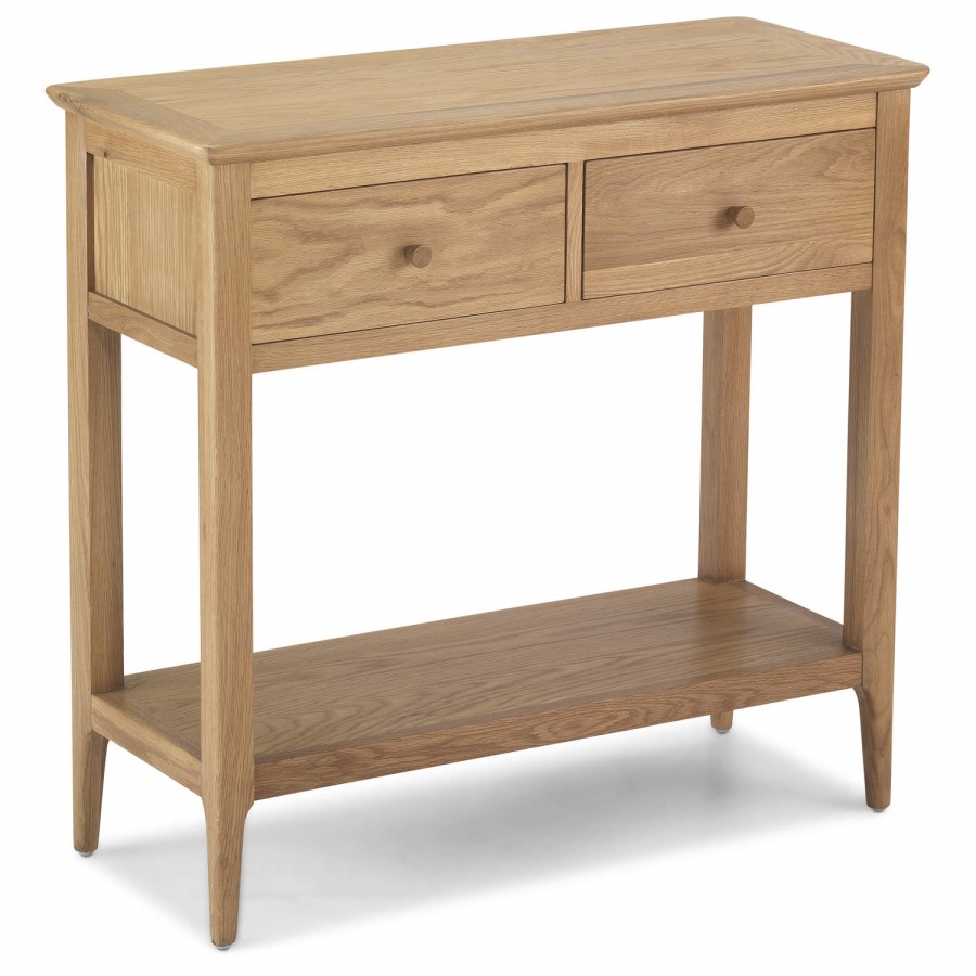 Skien Solid Oak Petite Console Table