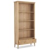 Skien Solid Oak Large Bookcase