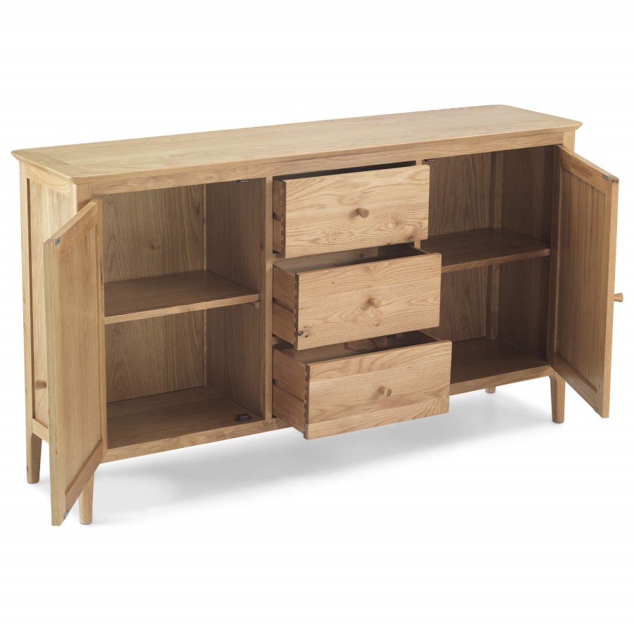 Skien Solid Oak Large Sideboard