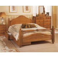 Airsprung Carolina Bed with Fashion Rail - double