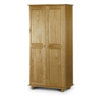 Julian Bowen Pickwick Pine 2 Door Wardrobe