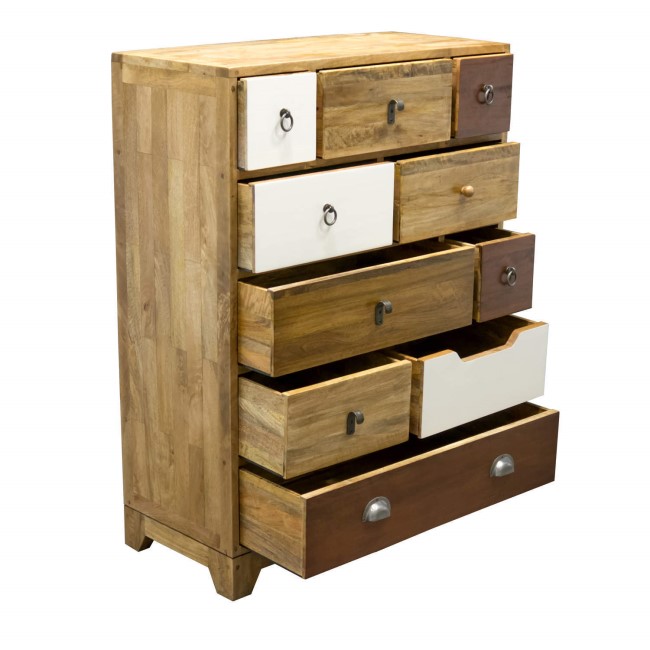 Signature North 10 Drawer Tall Chest Neutral Tones