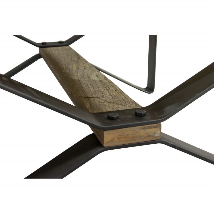 Signature North Reclaimed Wood Cross Leg Coffee Table