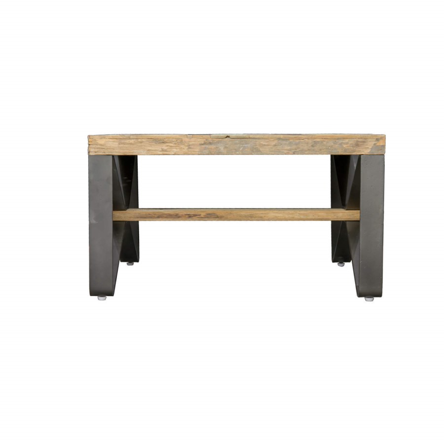 Signature North Reclaimed Wood Cross Leg Coffee Table