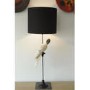Signature North White Parrot Table Lamp With Black Shade
