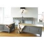 Signature North White Parrot Table Lamp With Black Shade