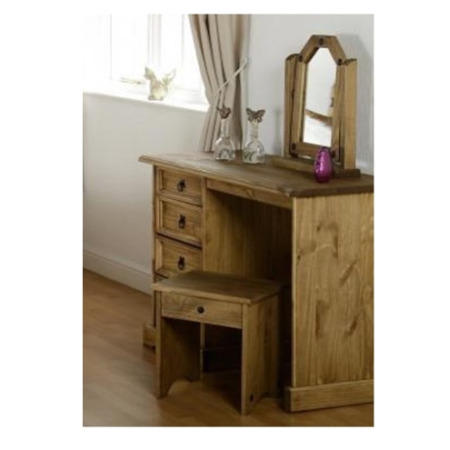 Seconique Original Corona Pine Dressing Table Stool