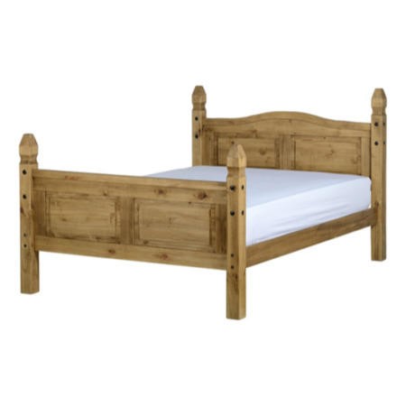 Seconique Corona King Size Bed Frame In, Pine King Size Bed Frame