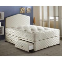 Airsprung Ortho Pocket 1200 Divan and Mattress Set - single with sprung edge base