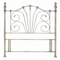 Bentley Designs Rebecca Headboard - double in antique brass