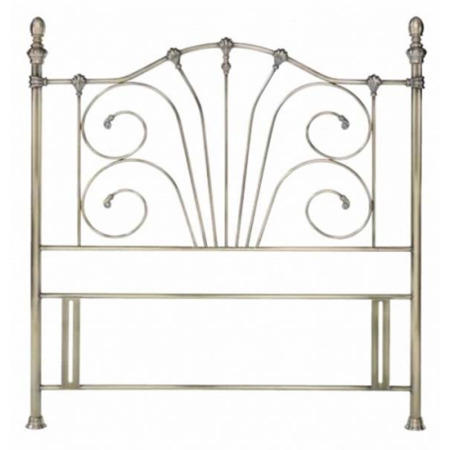 Bentley Designs Rebecca Headboard - double in antique brass