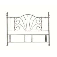 Bentley Designs Rebecca Headboard - double in antique nickel