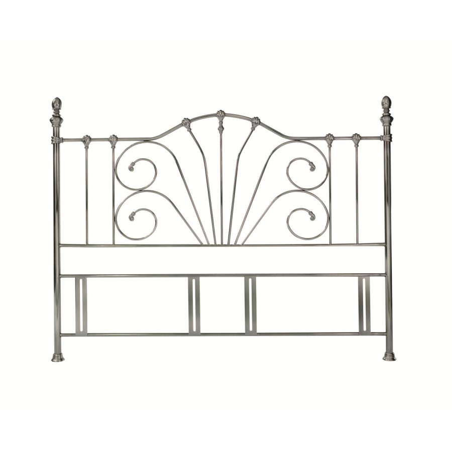 Bentley Designs Rebecca Headboard - double in antique nickel