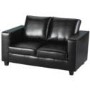 GRADE A3 - Seconique Tempo 2 Seater Sofa in Black - black