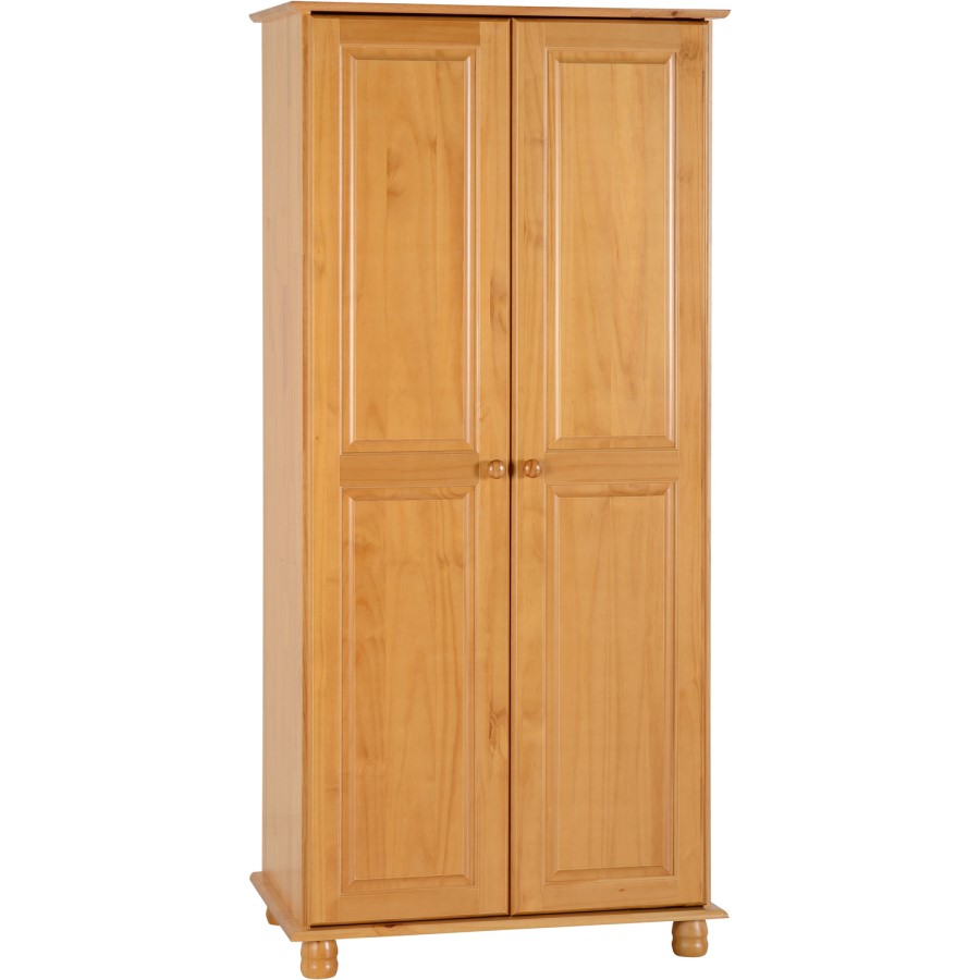 Seconique Sol Pine 2 Door Wardrobe