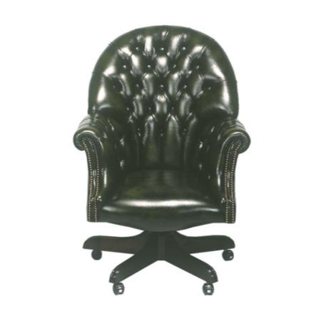 Forest Sofa Director Leather Swivel Executive Chair - antique brown
