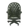 Forest Sofa Director Leather Swivel Executive Chair - antique brown