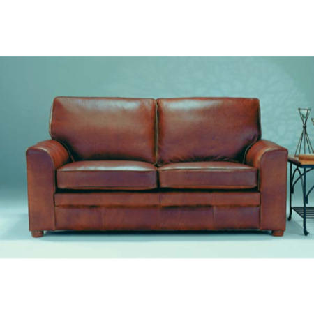 Forest Sofa Liberty Leather 2 Seater Sofa - antique red
