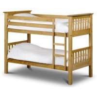 GRADE A2 - Julian Bowen Barcelona Solid Pine Bunk Bed