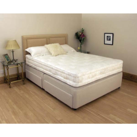 Relyon Winchester Pocket 1200 Divan and Firm Mattress - superking with 2 drawers